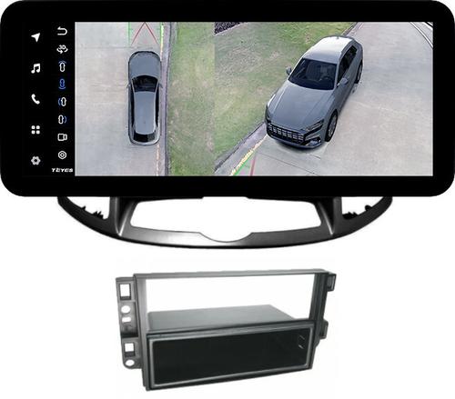 Магнитола для Chevrolet Captiva 2011-2015 (перенос БК вниз) - Teyes LUX ONE 360 монитор 12.3" 2K QLED на Android 10, 6Гб+128Гб, CarPlay, 4G SIM-слот, 4 камеры в комплекте