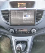 Магнитола для Honda CR-V 4 2012-2016 (большая рамка 9) - Teyes CC3 на Android 10, Быстрая, QLED, CarPlay, 4G SIM-слот