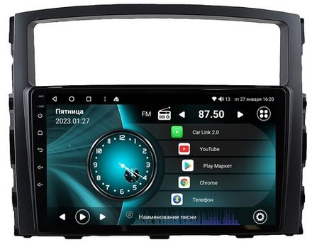 Магнитола для Mitsubishi Pajero 4 2006-2022 - Vaycar VA47-1009 на Android 13, 8-ядер, 2Гб-32Гб, 4G SIM-слот