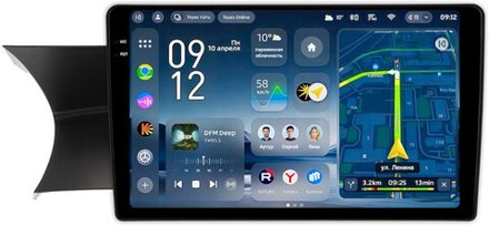Магнитола для Mercedes-Benz C-класс W204 2011-2014 NTG 4.5/4.7 - Teyes CC4-PRO монитор 9.5" 2K QLED на Android 13, Snapdragon 778G, ИИ, CarPlay, DSP, 4G SIM-слот
