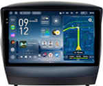 Магнитола для Hyundai iХ35, Tucson 2 2009-2015 (без штатного усилителя) - Teyes CC4-PRO монитор 9.5" 2K QLED на Android 13, Snapdragon 778G, ИИ, CarPlay, DSP, 4G SIM-слот