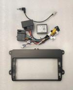 Магнитола для VolksWagen T5, T6, Tiguan, Passat, Polo, Jetta, Golf, Amarok и др. - Kuberg монитор 12.3" в стиле MERCEDES на Android 13, Быстрая, CarPlay, 4G SIM-слот