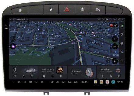 Магнитола для Peugeot 308 2007-2014, 408 2012-2022 - Kuberg OL-9961 QLed+2K, Android 13, UIS7870 (DUDU7), CarPlay, SIM-слот