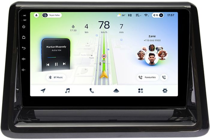 Магнитола для Toyota Noah R80, Voxy, Esqire 2014-2021 - Teyes CC4L-DTS монитор 9" IPS, Android 14, Быстрая, Snapdragon 662, CarPlay, 4G SIM-слот