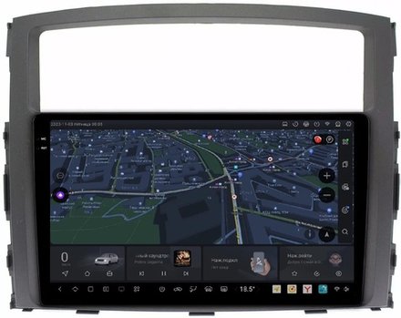 Магнитола для Mitsubishi Pajero 4 2006-2022 - Kuberg OL-9566 QLed+2K, Android 13, UIS7870 (DUDU7), CarPlay, SIM-слот