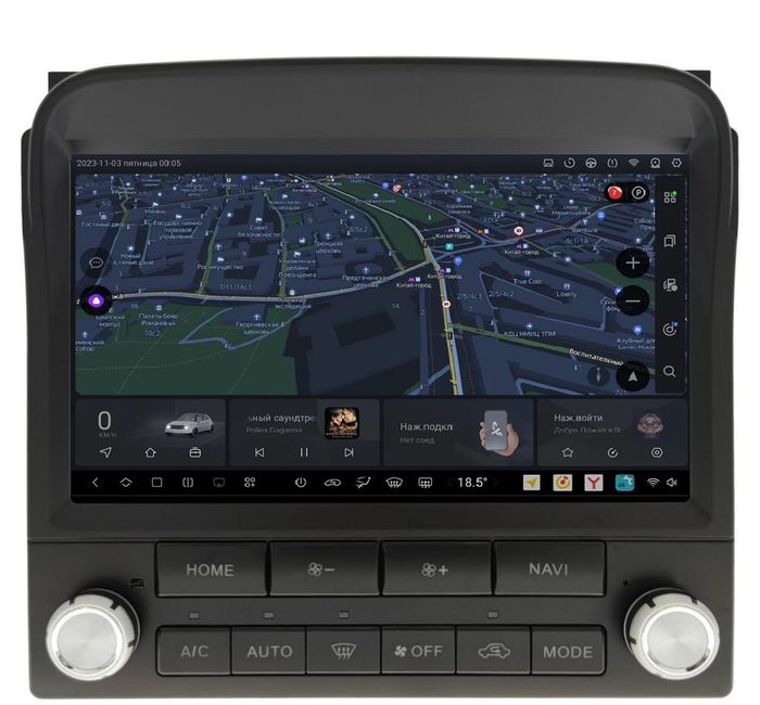 Магнитола для Toyota Land Cruiser 100, Lexus LX470 1998-2002 (климат на цветном экране) - Kuberg ZH-T1207 QLed+2K, Android 13, UIS7870 (DUDU7), CarPlay, SIM-слот