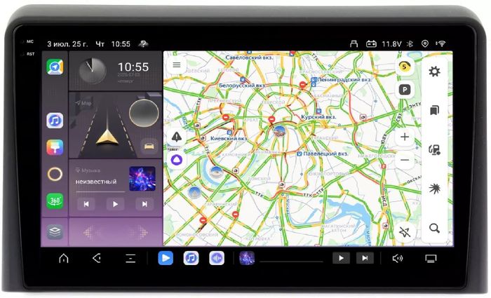Магнитола для Hyundai Sonata 2017-2019 (LF) - Kuberg OL-9775 QLed+2K, Android 13, TS20, CarPlay, 4G SIM-слот