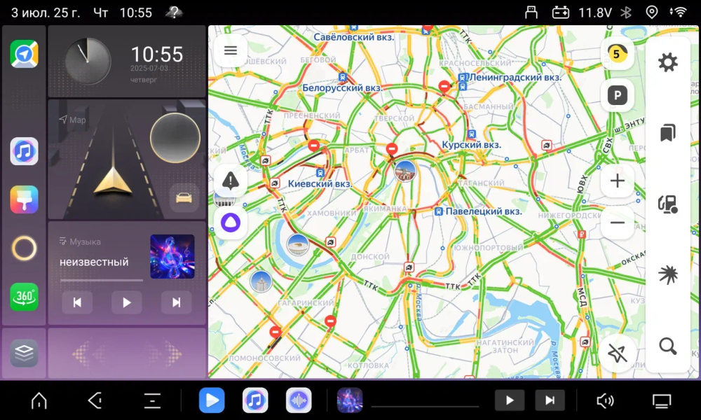 Магнитола для Chevrolet Cruze 2012-2015 - Kuberg QLed, Android 13, TS20, CarPlay, SIM-слот