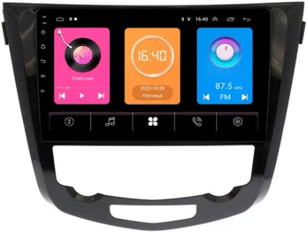 Магнитола для Nissan X-Trail T32, Qashqai J11 2014-2022 -  GT10-1009/1010 на Android 10, 2Гб-16Гб