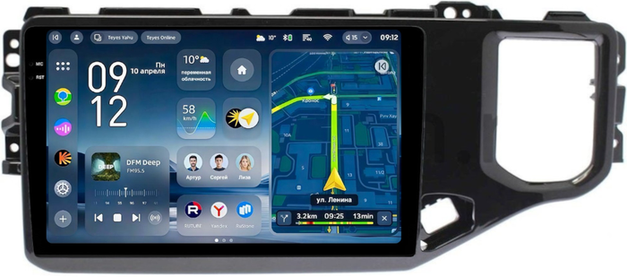 Магнитола для Chery Tiggo 4 2018+ - Teyes CC4-PRO монитор 10.36" 2K QLED на Android 13, Snapdragon 778G, ИИ, CarPlay, DSP, 4G SIM-слот