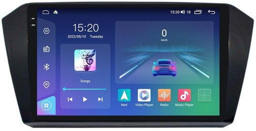 Магнитола для Volkswagen Passat 2015+ (без штатного усилителя) - Parafar PF370LUX2U2K на Android 13, QLED+2K, ТОП процессор, 8Гб+128Гб, CarPlay, 4G SIM-слот