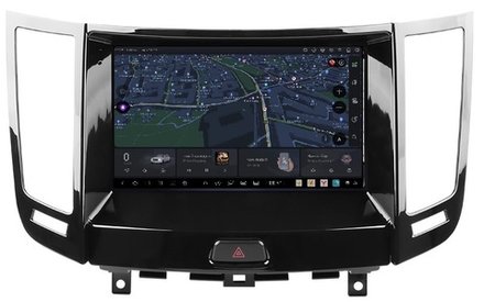 Магнитола для Infiniti QX70, FX35 (S51), FX37, FX30d, FX50 2008-2016 (Поддержка Bose и 360) - Kuberg SF-9828-3 QLed+2K, Android 13, UIS7870 (DUDU7), CarPlay, SIM-слот