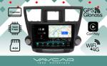 Магнитола для Toyota Highlander 2007-2013 (крутилки декоративные)- Vaycar VA77-0035-2K на Android 13, Быстрая, 2K QLED, CarPlay,4G SIM-слот