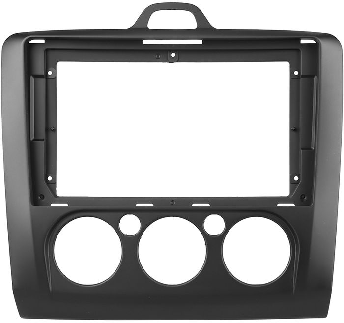 Магнитола для Ford Focus 2 2004-2011 (кондиционер, рамка черная) - Teyes CC3-2K монитор 13" 2K QLED, Android 10, Быстрая, 4G SIM-слот, CarPlay