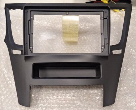 Комплект рамки с разъёмами 9" Subaru Legacy, Outback 2009-2014 черная