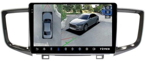 Магнитола для Honda Pilot 3 2015-2023 - Teyes CC3-2K-360 на Android 10, 2K QLED, 6Гб+128Гб, CarPlay, 4G SIM-слот, 4 камеры в комплекте