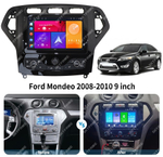 Магнитола для Ford Mondeo 4 2007-2010 - Kuberg SF-9281-1 QLed, Android 12, TS10, CarPlay, 4G SIM-слот