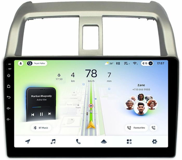 Магнитола для Honda Airwave 2005-2010 - Teyes CC4L монитор 9" IPS на Android 14, Snapdragon 662, CarPlay, 4G SIM-слот