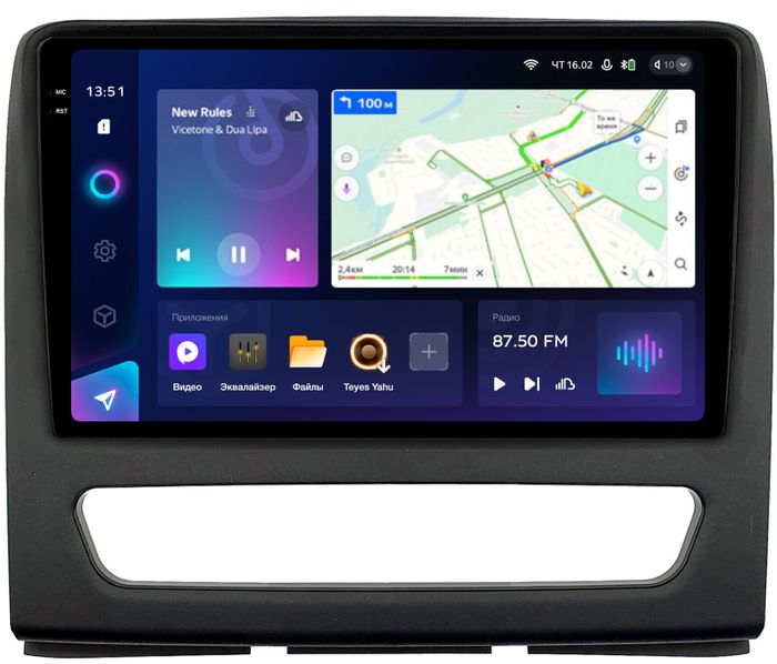 Магнитола для Sollers Atlant 2022+ (рамка 9) - Teyes CC3-2K QLed Android 10, ТОП процессор, SIM-слот, CarPlay