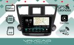 Магнитола для Toyota Highlander 2007-2013 (крутилки декоративные) - Vaycar VA77-0035 на Android 13, Быстрая, 4G SIM-слот