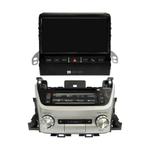 Магнитола для Toyota Land Cruiser 200 2015-2021 (с JBL и 360) - Redpower 75201L монитор 10" на Android 10, Быстрая, CarPlay, 4G SIM-слот, блок климата в комплекте