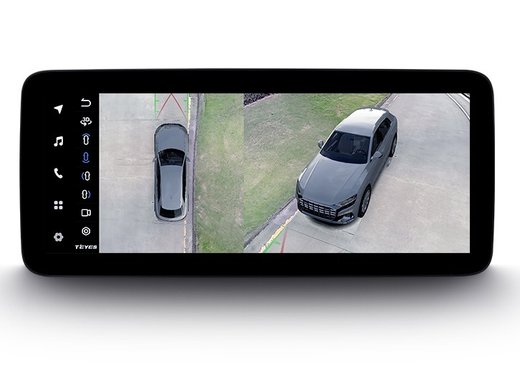 Магнитола для Toyota 200х100мм (рамка LUX) - Teyes LUX ONE 360 монитор 12.3" на Android 10, CarPlay, 4G SIM-слот, 6/128 ГБ, 4 камеры в комплекте