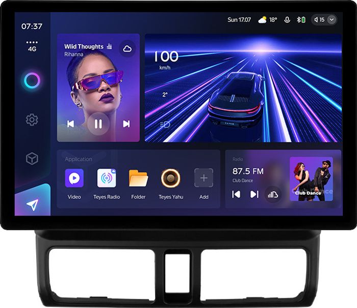 Магнитола для Honda CR-V 2 2000-2006 - Teyes CC3-2K монитор 13", QLED+2K, Android 10, Быстрая, 4G SIM-слот, CarPlay
