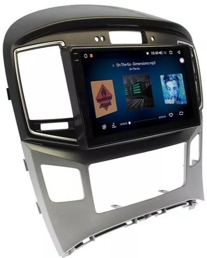 Магнитола для Hyundai H1/Starex 2016-2019 (с часами) - Vaycar VA23C-023-2K на Android 13, 8-ядер, 2K QLED, ТОП процессор, CarPlay,4G SIM-слот