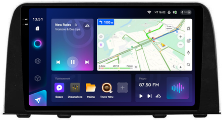 Магнитола для Honda CR-V 5 2017-2022 - Teyes CC3-2K QLed Android 10, ТОП процессор, SIM-слот, CarPlay