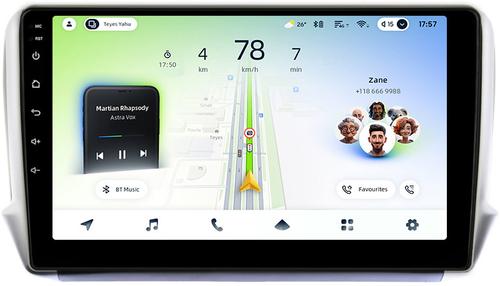 Магнитола для Peugeot 208 A9 2012-2019, 2008 A94 2013-2019 - Teyes CC4L монитор 10" IPS на Android 14, Snapdragon 662, CarPlay, 4G SIM-слот