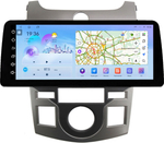 Магнитола для KIA Cerato 2 Koup 2008-2013 (купе) - FarCar монитор 12.3" 2K QLED на Android 14, TS10, CarPlay, 4G SIM-слот