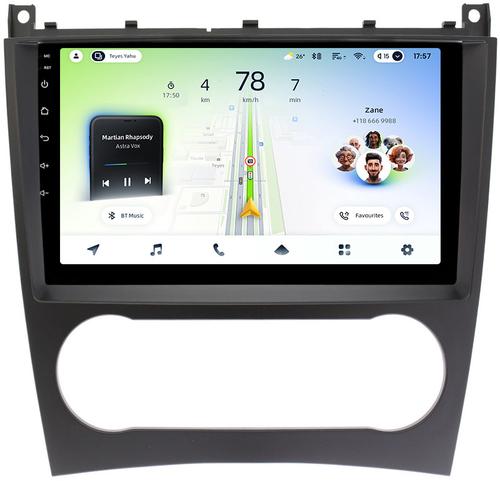 Магнитола для Mercedes-Benz C W203 2004-2007 - Teyes CC4L монитор 9" IPS на Android 14, Snapdragon 662, CarPlay, 4G SIM-слот