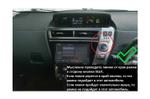 Комплект рамки с разъёмами 9"+can Toyota Prius Alpha 2014-2020 п.руль ZVW40