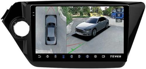 Магнитола для KIA Rio 3 2011-2017 - Teyes CC3-2K-360 на Android 10, 2K QLED, 6Гб+128Гб, CarPlay, 4G SIM-слот, 4 камеры в комплекте
