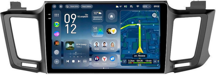Магнитола для Toyota RAV4 4 2012-2019 - Teyes CC4-PRO монитор 10.36" 2K QLED на Android 13, Snapdragon 778G, ИИ, CarPlay, DSP, 4G SIM-слот