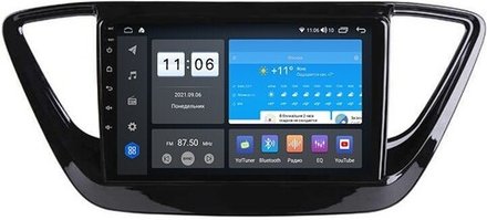 Магнитола для Hyundai Solaris 2 2017-2022, Solaris HS 2024+ - ZX490R9-7862 Android 10, ТОП процессор, SIM-слот