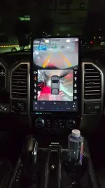 Магнитола для Ford F-150 2015-2020 (SYNC 3) - Kuberg ZF-1306A-S3-GE ("Тесла-Стиль") 16.8" на Android 13, Быстрая