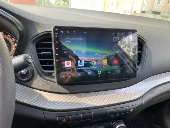 Магнитола для Lada Vesta NG 2023+ (штатный экран) - Teyes CC2 PLUS монитор 10" на Android 10, ТОП процессор, 4-64, SIM-слот