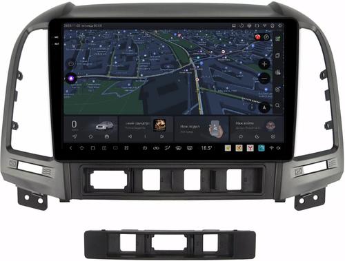 Магнитола для Hyundai Santa Fe 2006-2012 - Kuberg OL-9717 QLed+2K, Android 13, UIS7870 (DUDU7), CarPlay, SIM-слот