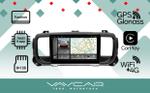 Магнитола для Peugeot Traveller 2017-2022 - Vaycar VA59-0556-2K на Android 13, 8-ядер, 2K QLED, ТОП процессор, CarPlay, 4G SIM-слот