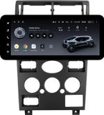 Магнитола для Ford Mondeo 3 2000-2006 (кондиционер) - Teyes LUX ONE ROUND монитор 12.3" 2K QLED на Android 10, Быстрая, CarPlay, 4G SIM-слот