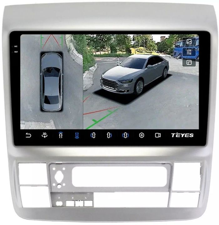 Магнитола для Toyota Alphard H10 2005-2008 - Teyes CC3-2K-360 на Android 10, 2K QLED, 6Гб+128Гб, CarPlay, 4G SIM-слот, 4 камеры в комплекте