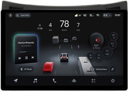 Магнитола для Toyota Vitz 2, Yaris 2 2005-2011 (рамка черная) - Teyes CC4-PRO монитор 13" 2K QLED на Android 13, Snapdragon 778G, ИИ, CarPlay, DSP, 4G SIM-слот