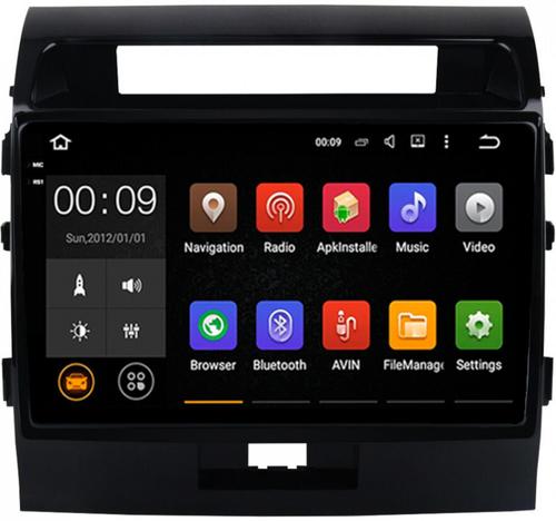Магнитола для Toyota Land Cruiser 200 2007-2015 (экран климата внизу) - AIROC 2K RX-1111 Android 13, QLed+2K, ТОП процессор, 8/128, CarPlay, SIM-слот
