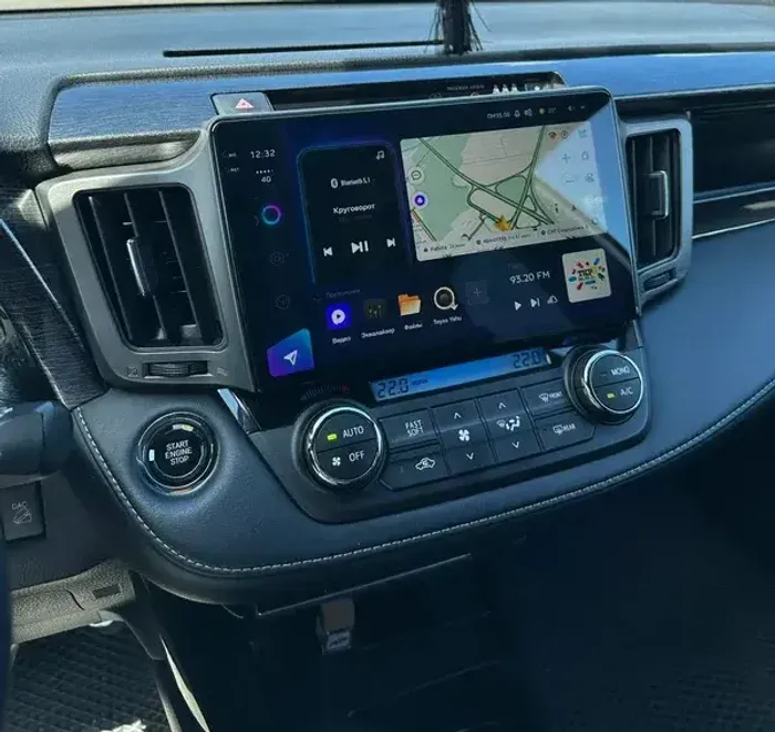 Магнитола для Toyota RAV4 XA40 2012-2019 - Redpower 85017B (рамка черная) PRO/PROmax ТОП звук, 2K QLED, Android 14, Быстрейшая, CarPlay, 4G SIM-слот