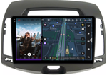 Магнитола для Hyundai Elantra 4 2006-2010 (HD) - Redpower 85092G (серая) PRO/PROmax ТОП звук, 2K QLED, Android 14, Быстрейшая, CarPlay, 4G SIM-слот