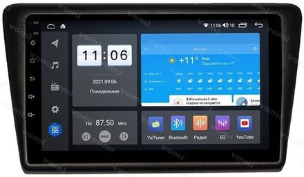 Магнитола для Skoda Rapid 2012-2017 - AK602R9-MTK-LTE Android 10, 8-ядер, 4-64Гб, SIM-слот