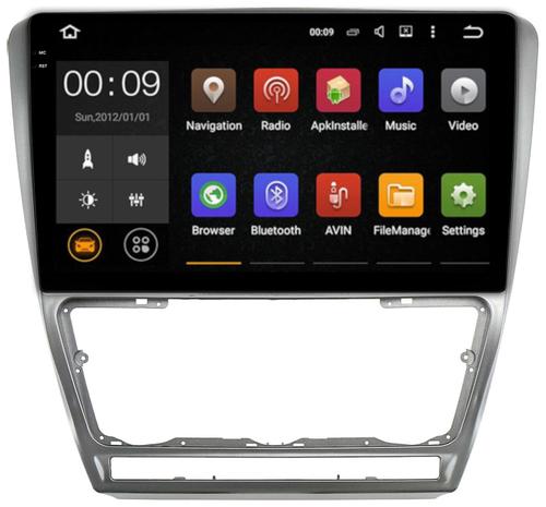 Магнитола для Skoda Octavia A5 2004-2013 (серебро/черный) - AIROC 2K RX-3202 Android 13, Быстрая, QLed+2K, CarPlay, SIM-слот