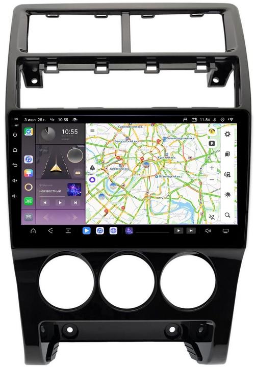 Магнитола для Lada Priora 2013-2018 - Kuberg SF-9066-3 QLed, Android 13, TS20, CarPlay, SIM-слот