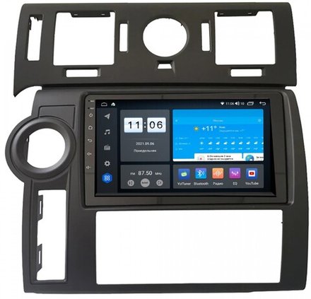 Магнитола для Hummer H2 2002-2009 (рамка черная) - ZX467R9-7862 Android 10, ТОП процессор, SIM-слот